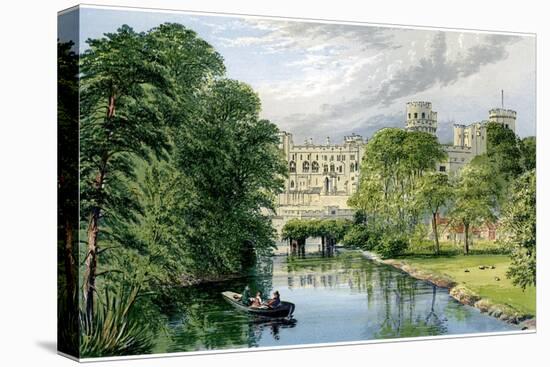 Warwick Castle, Warwickshire, Home of the Earl of Warwick, C1880-AF Lydon-Stretched Canvas