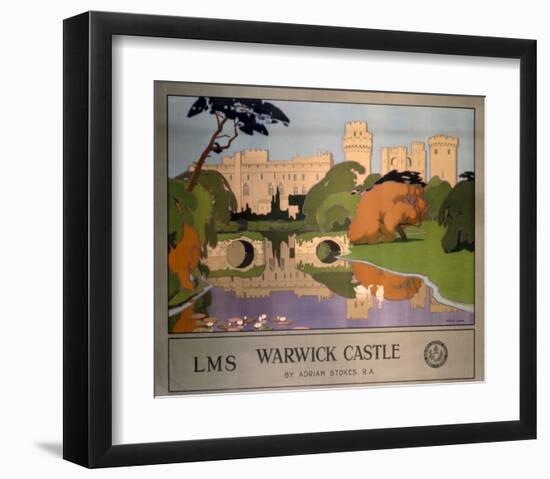 Warwick Castle-null-Framed Art Print