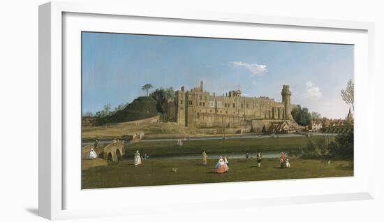 Warwick Castle-Antonio Canaletto-Framed Giclee Print