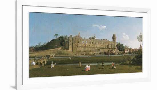 Warwick Castle-Antonio Canaletto-Framed Giclee Print