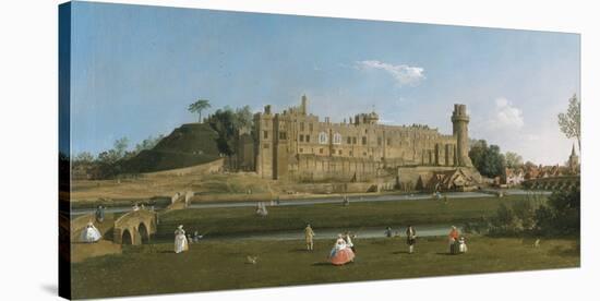 Warwick Castle-Antonio Canaletto-Stretched Canvas