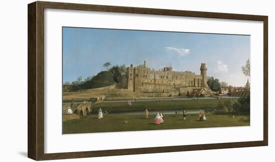 Warwick Castle-Antonio Canaletto-Framed Premium Giclee Print