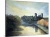 Warwick Castle-Jane Carpanini-Stretched Canvas