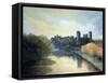 Warwick Castle-Jane Carpanini-Framed Stretched Canvas