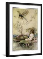 Warwick Goble, 1862-1943, the Water Babies 1924-Vintage Lavoie-Framed Giclee Print