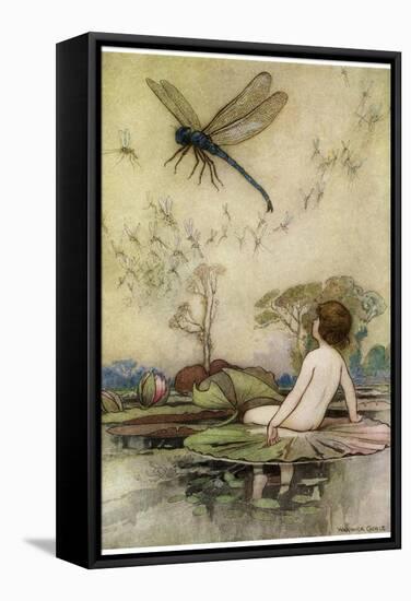 Warwick Goble, 1862-1943, the Water Babies 1924-Vintage Lavoie-Framed Stretched Canvas