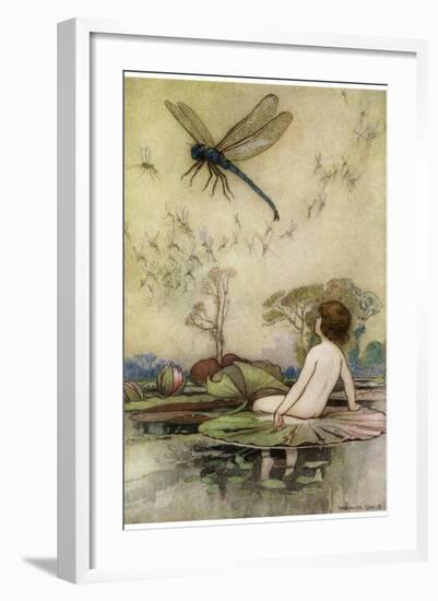 Warwick Goble, 1862-1943, the Water Babies 1924-Vintage Lavoie-Framed Giclee Print