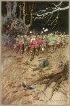 The Ice Fairies Arrive at Mother Careys Pool-Warwick Goble-Art Print