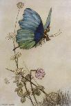 Puck Seated on a Spider's Thread-Warwick Goble-Photographic Print