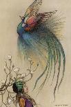 Fairies and Flowers-Warwick Goble-Stretched Canvas