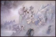 The Ice Fairies Arrive at Mother Careys Pool-Warwick Goble-Art Print