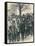 Warwickshire farm labourers' strike: meeting at Whitnash, 1872 (1906)-William Rainey-Framed Stretched Canvas
