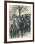 Warwickshire farm labourers' strike: meeting at Whitnash, 1872 (1906)-William Rainey-Framed Giclee Print