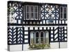 Warwickshire, Warwick, Lord Leycester Hospital, Courtyard, Timber Framed Building, England-Jane Sweeney-Stretched Canvas