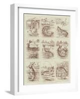 Was it a Bream?, a Fisherman's Story-null-Framed Giclee Print