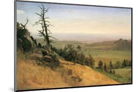 Wasatch Mountain, Nebraska-Albert Bierstadt-Mounted Premium Giclee Print