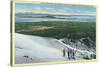 Wasatch Mountains, Utah, Aerial View of Great Salt Lake and Islands from Mt-Lantern Press-Stretched Canvas