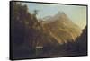 Wasatch Mountains-Albert Bierstadt-Framed Stretched Canvas