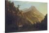 Wasatch Mountains-Albert Bierstadt-Stretched Canvas