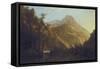 Wasatch Mountains-Albert Bierstadt-Framed Stretched Canvas