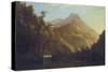 Wasatch Mountains-Albert Bierstadt-Stretched Canvas