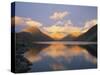 Wasdale Head and Great Gable Reflected in Wastwater, Lake District National Park, Cumbria, England-Rainford Roy-Stretched Canvas