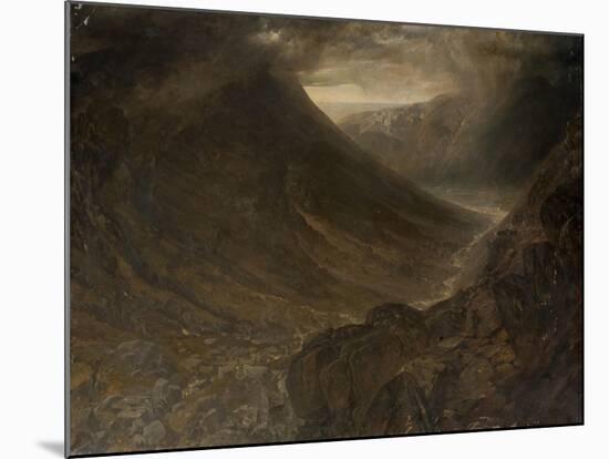 Wasdale Head from Styhead Pass, Cumbria, C.1854-Alfred William Hunt-Mounted Giclee Print