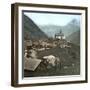 Wasen (Switzerland), Village in the Saint-Gothard Mountains, Circa 1865-Leon, Levy et Fils-Framed Photographic Print