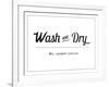 Wash and Dry-The Vintage Collection-Framed Art Print