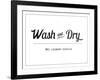 Wash and Dry-The Vintage Collection-Framed Art Print