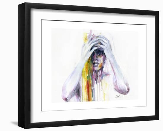 Wash Away-Agnes Cecile-Framed Art Print