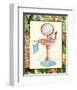 Wash Basins and Robes IV-Sheila Higton-Framed Art Print