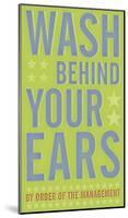 Wash Behind Your Ears-John Golden-Mounted Giclee Print