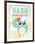 Wash Behind Your Ears-null-Framed Art Print