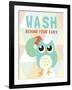 Wash Behind Your Ears-null-Framed Art Print