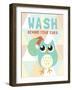 Wash Behind Your Ears-null-Framed Art Print