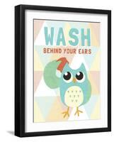 Wash Behind Your Ears-null-Framed Art Print