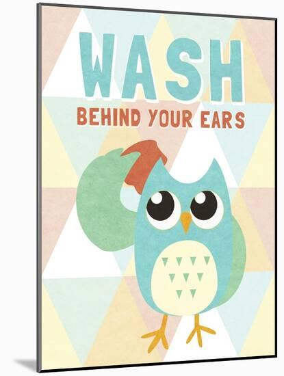 Wash Behind Your Ears-null-Mounted Art Print