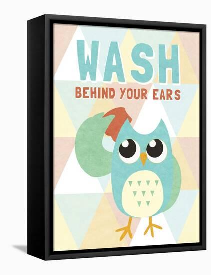 Wash Behind Your Ears-null-Framed Stretched Canvas