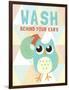 Wash Behind Your Ears-null-Framed Art Print