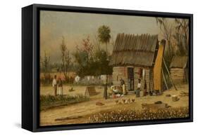 Wash Day, c.1890-William Aiken Walker-Framed Stretched Canvas