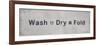 Wash Dry Fold New-Lauren Gibbons-Framed Premium Giclee Print