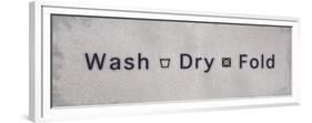 Wash Dry Fold New-Lauren Gibbons-Framed Premium Giclee Print