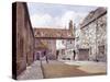 Wash House Court, Charterhouse, London, 1884-John Crowther-Stretched Canvas