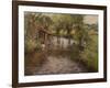 Wash-House on the Banks of the Lunain-Frederick Charles Vipont Ede-Framed Giclee Print