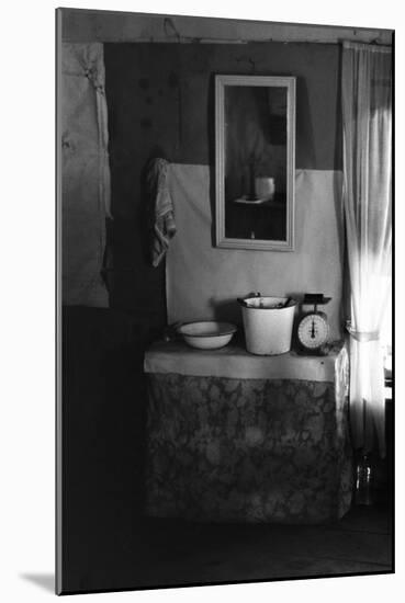 Wash Stand-Russell Lee-Mounted Photographic Print