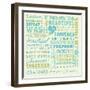 Wash Up Words-Pela Design-Framed Premium Giclee Print