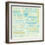 Wash Up Words-Pela Design-Framed Art Print