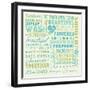 Wash Up Words-Pela Design-Framed Art Print