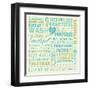 Wash Up Words-Pela Design-Framed Art Print